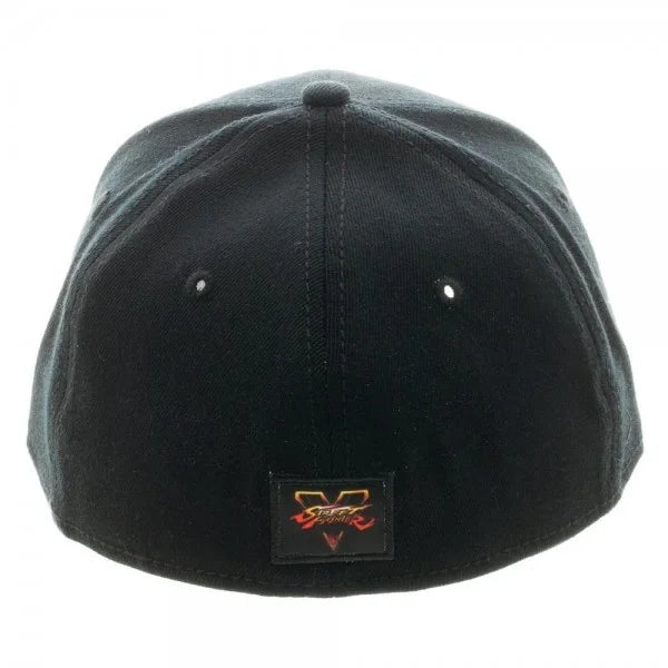 Street Fighter V K.O. Black Flex Cap Hat