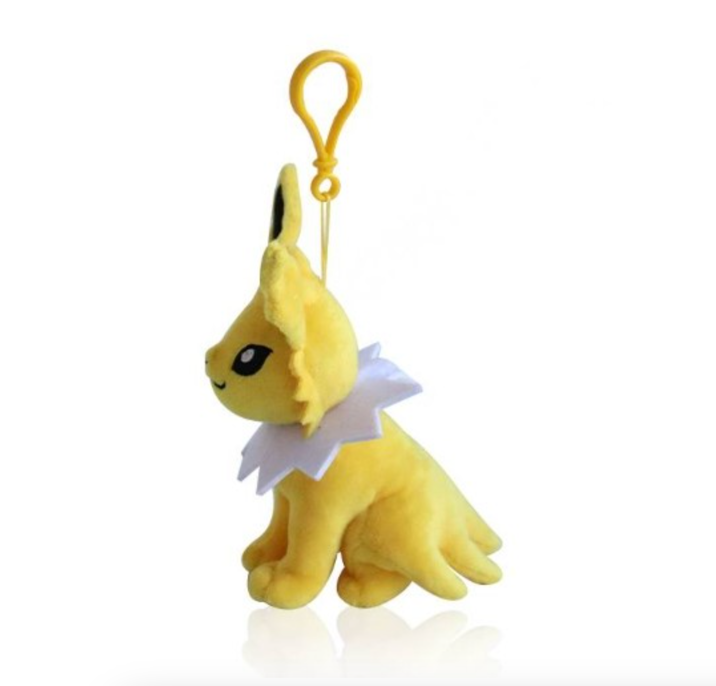 Pokemon Jolteon 6" Plushie Key Chain Stuffed Animal Keyring Clip-on Backpack Hanger