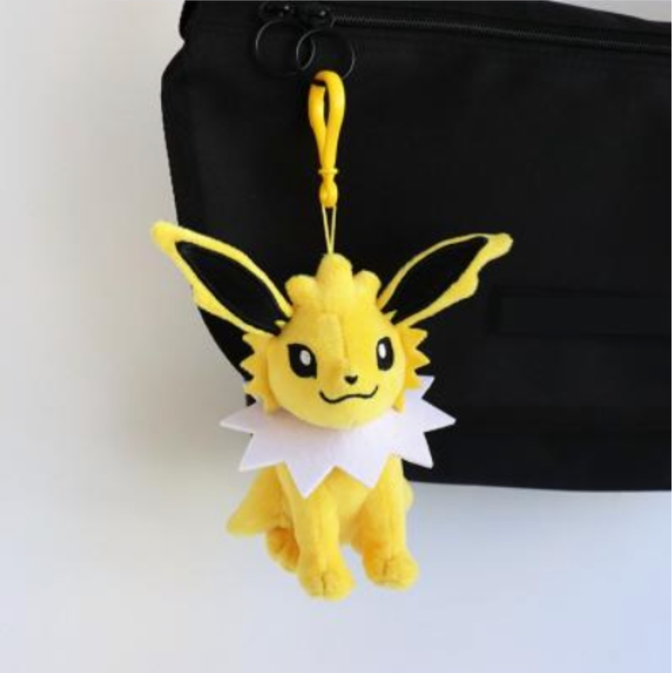 Pokemon Jolteon 6" Plushie Key Chain Stuffed Animal Keyring Clip-on Backpack Hanger