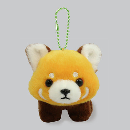 Amuse Red Panda Toddler Plush Keychain Panda-chan Four-legged Ball Chain Keychain Bag Hanger