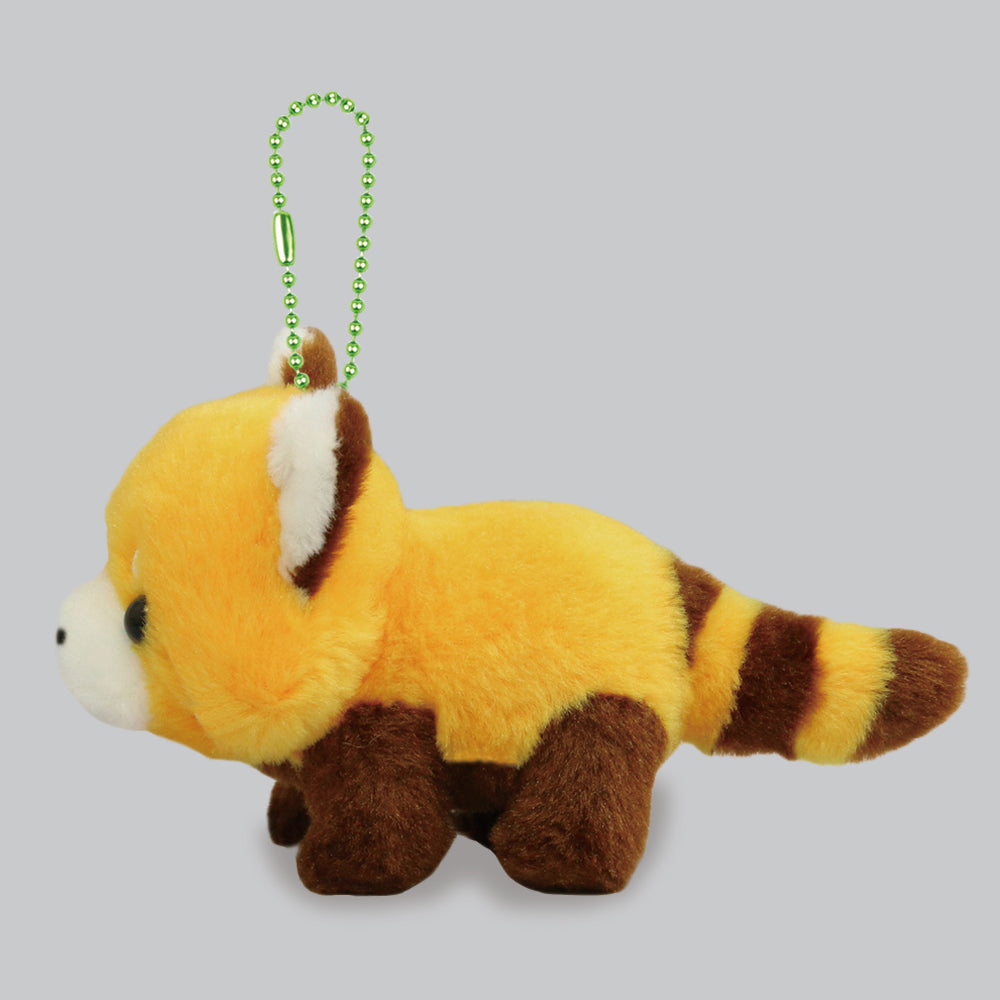 Amuse Red Panda Toddler Plush Keychain Panda-chan Four-legged Ball Chain Keychain Bag Hanger