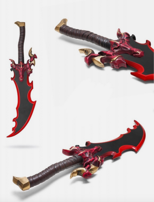 25" Solo Leveling Demon King’s Skull Dagger Foam Prop Replica Dagger