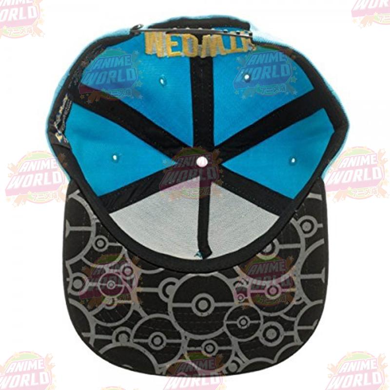 Pokémon Meowth Color Block Snapback Hat Baseball Cap