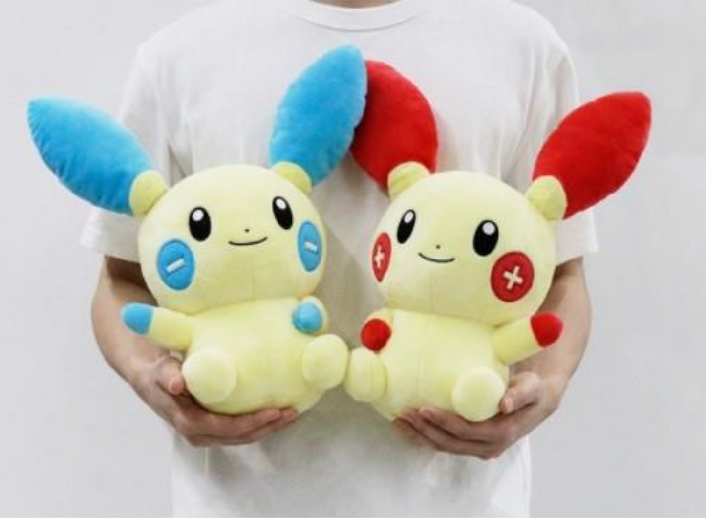 Pokemon Minun 10" Soft Plush Stuffed Animal Toy Animated Plushies Doll Birthday Holiday Gifts