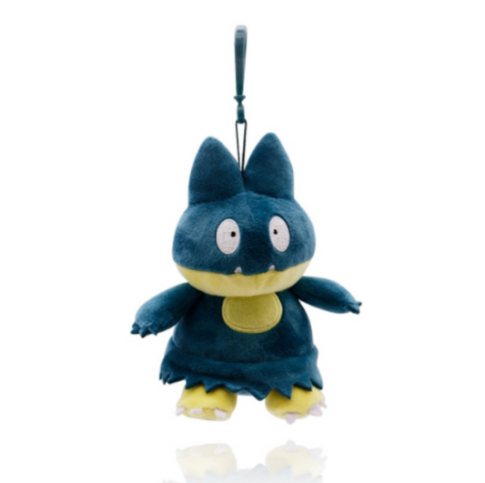 Pokemon Munchlax 6" Plushie Key Chain Stuffed Animal Keyring Clip-on Backpack Hanger