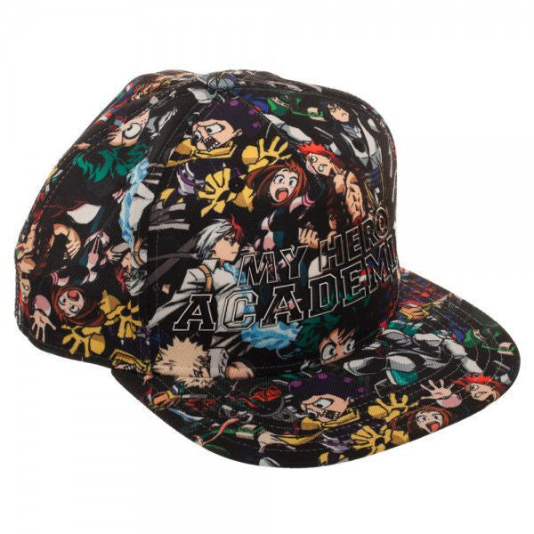 My Hero Academia Character Cosplay Hat AOP FLAT BILL SNAPBACK Cap