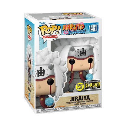 Funko Pop - Naruto Shippuden - Jiraiya with Rasengan - Special Edition Multicolor Glow Exclusive #1481