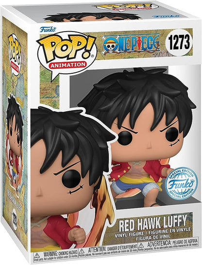 Funko Pop - One Piece Luffy (Red Hawk) Figure (AAA Anime Exclusive) #1273
