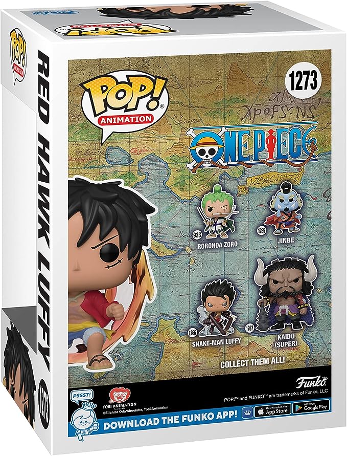 Funko Pop - One Piece Luffy (Red Hawk) Figure (AAA Anime Exclusive) #1273