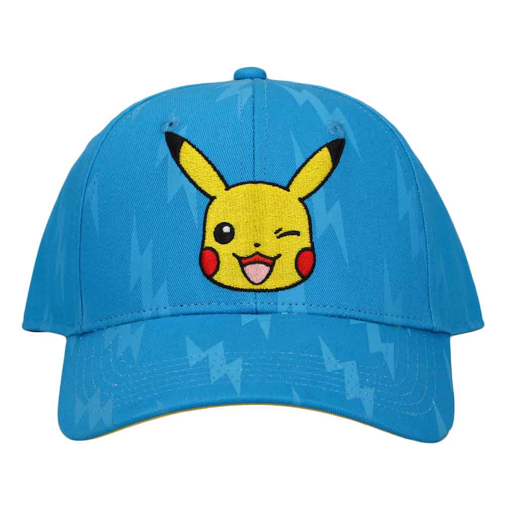 Pokemon Embroidered Pikachu Sublimated AOP Hat Baseball Cap