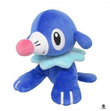 Pokemon Popplio 10" Soft Huggable Plush Stuffed Animal Fluffy Gift Cute Doll Toys