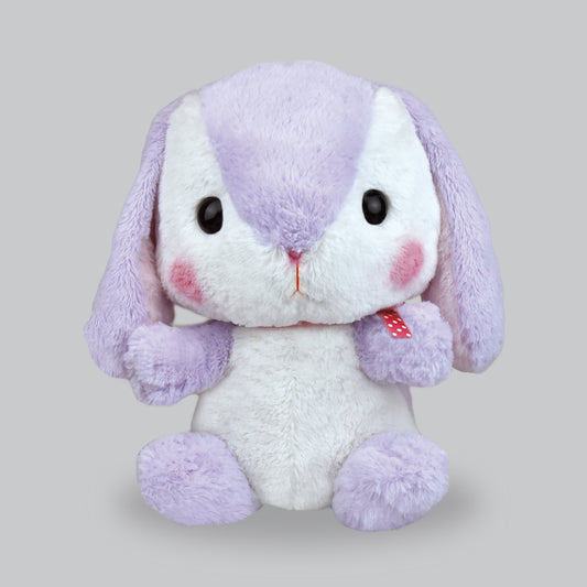 Amuse Bunny 14” Loppy Sumirechan Stuffed Animal Rabbit Hugging Plush Pillow for Kids Easter Christmas Gifts