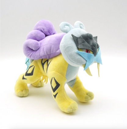 Pokemon Raikou 10" Soft Huggable Plush Stuffed Animal Fluffy Gift Cute Doll Toys