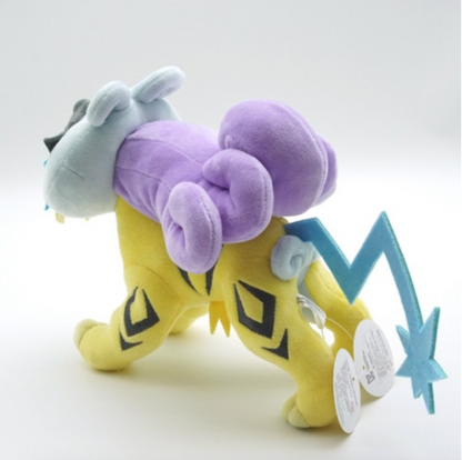 Pokemon Raikou 10" Soft Huggable Plush Stuffed Animal Fluffy Gift Cute Doll Toys
