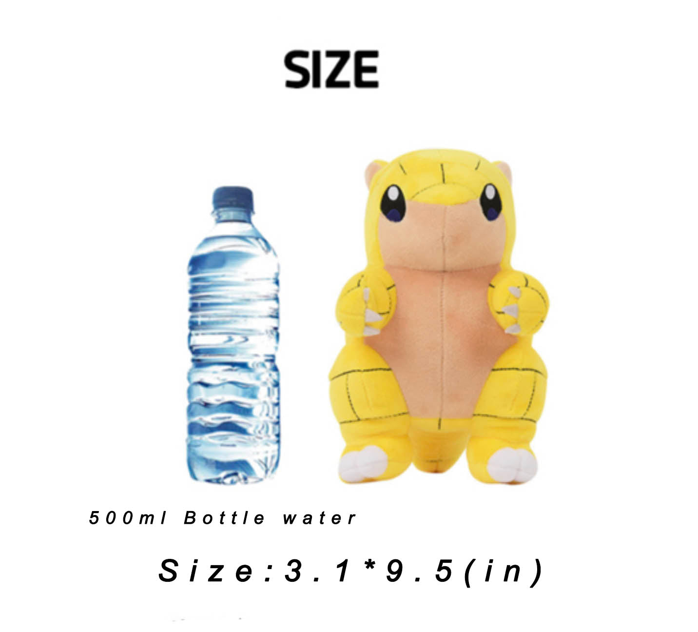 Pokemon Sandshrew 10" Adorable Plush Toy Ultra-Soft Cuddly Doll Stuffed Animal Plushies Birthday Christmas Gifts