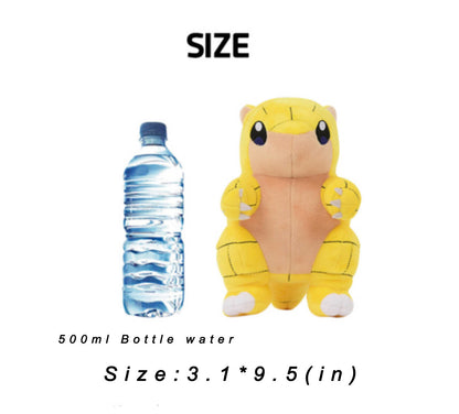 Pokemon Sandshrew 10" Adorable Plush Toy Ultra-Soft Cuddly Doll Stuffed Animal Plushies Birthday Christmas Gifts