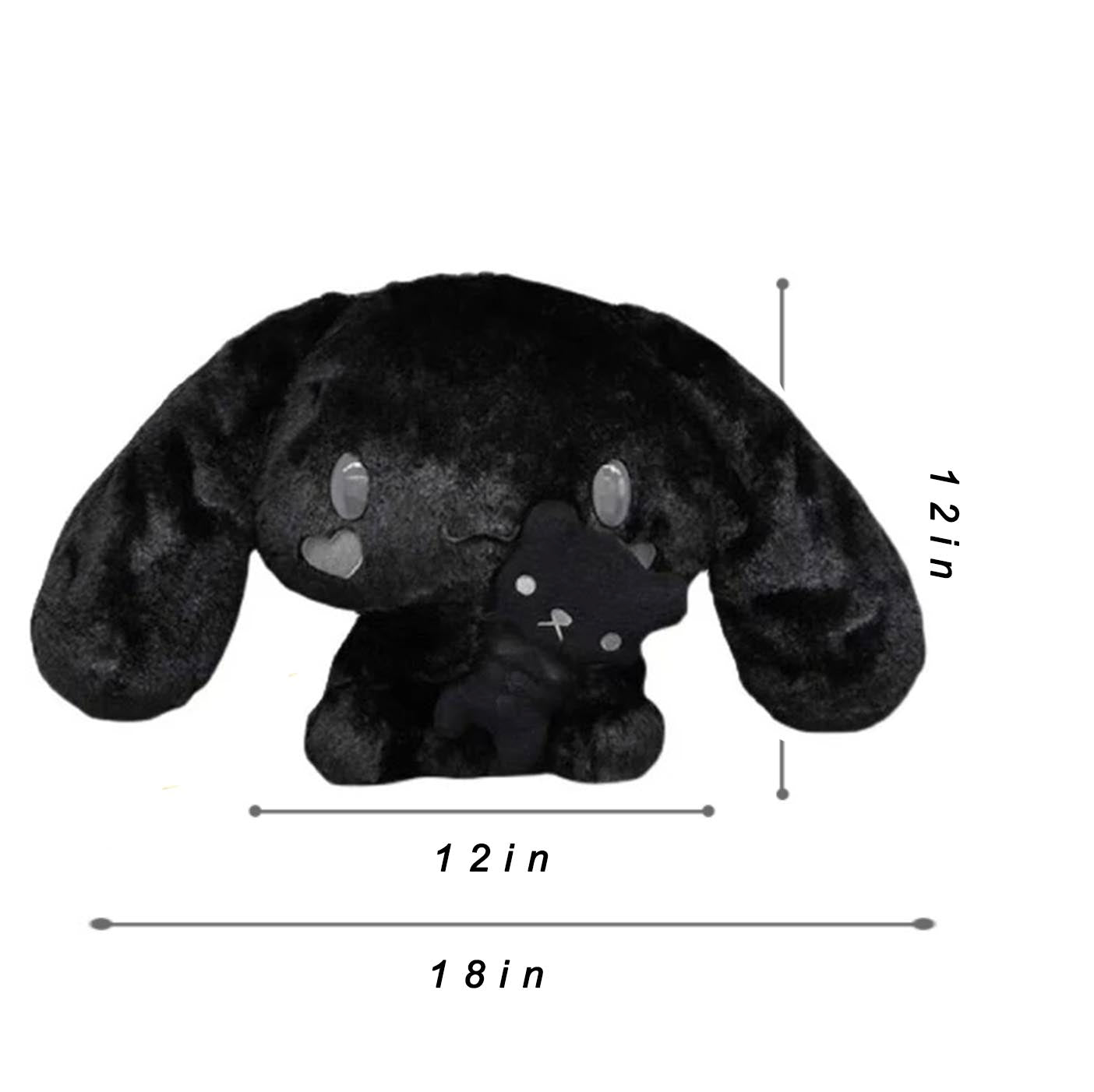 12“ Sanrio Cinnamoroll Black Friday Plush