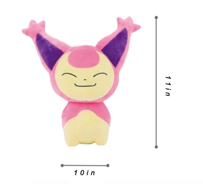 Pokemon Skitty 11" Adorable Plush Toy Ultra-Soft Cuddly Doll Stuffed Animal Plushies Birthday Christmas Gifts