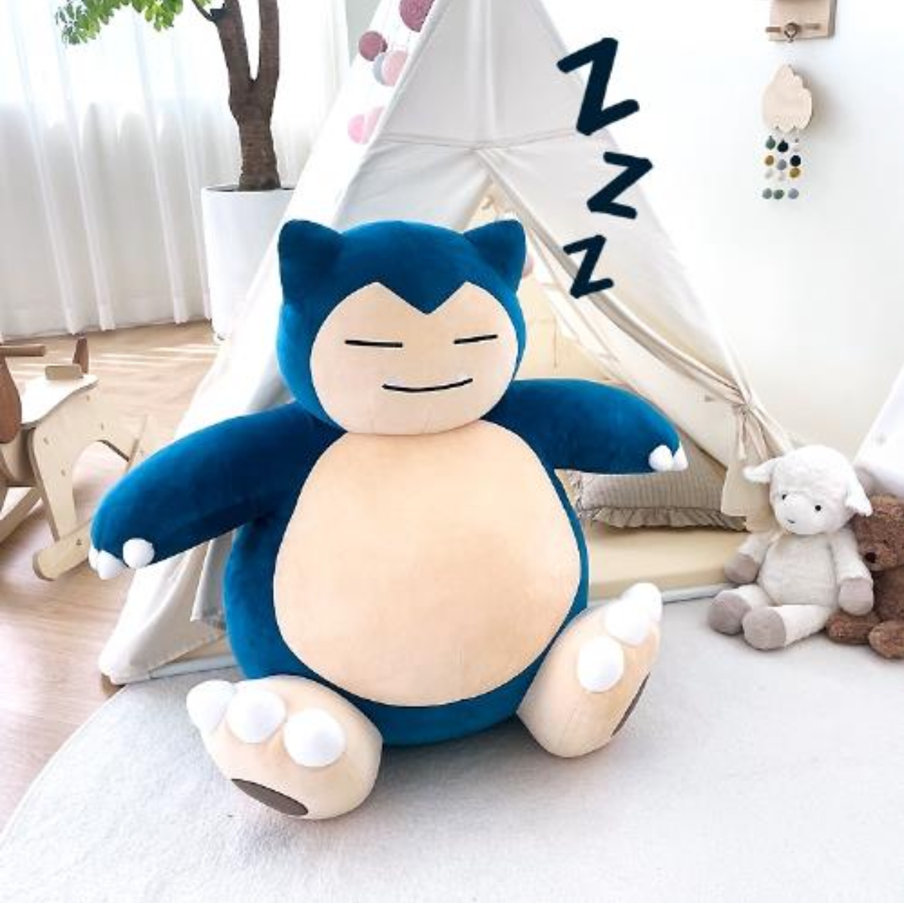 Pokemon Snorlax 35" Adorable Plush Toy Ultra-Soft Cuddly Doll Stuffed Animal Plushies Birthday Christmas Gifts