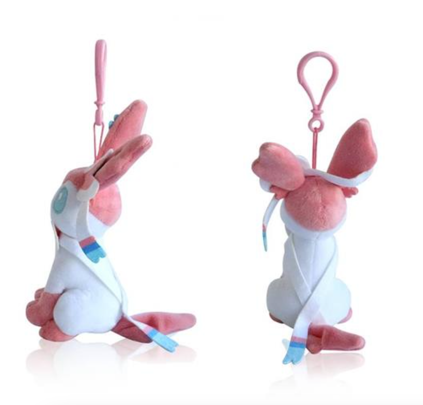Pokemon Sylveon 6" Plushie Keychain Toy Stuffed Animal Plush Keyring Clip-on Backpack Hanger