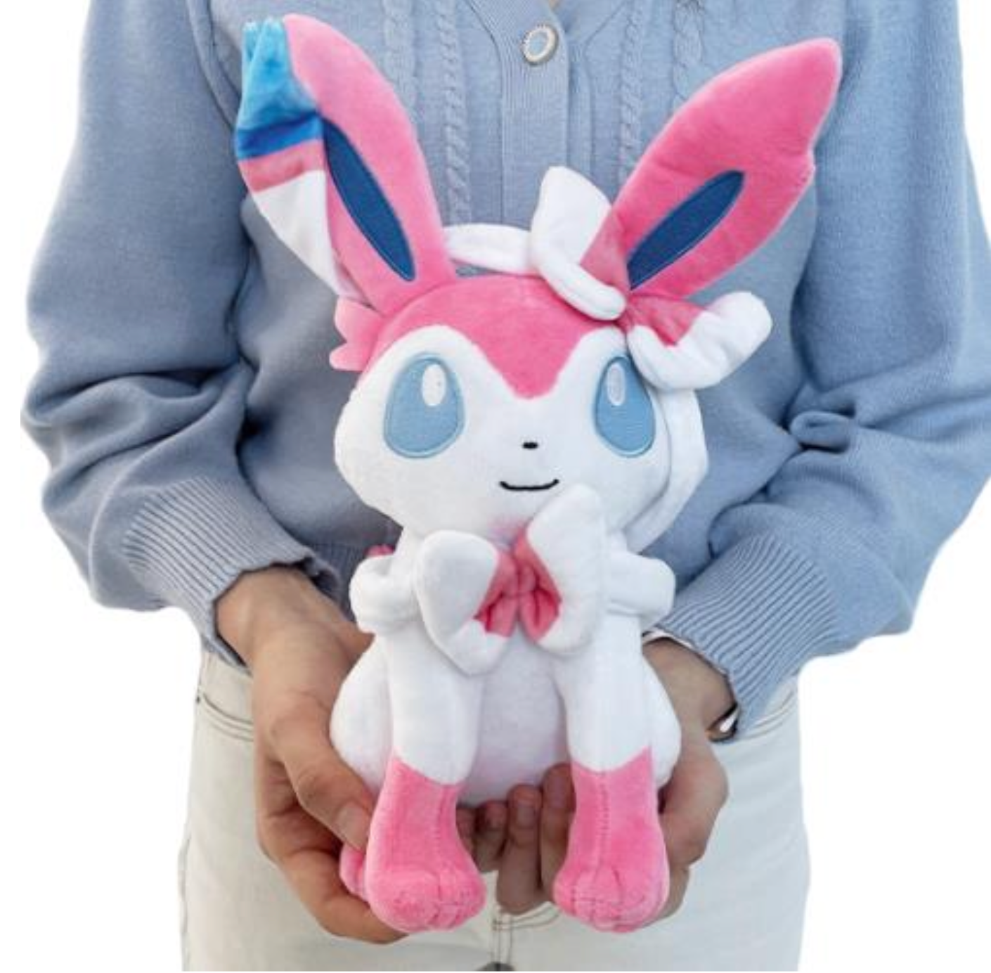 Pokemon Sylveon 11" Adorable Plush Toy Ultra-Soft Cuddly Doll Stuffed Animal Plushies Birthday Christmas Gifts