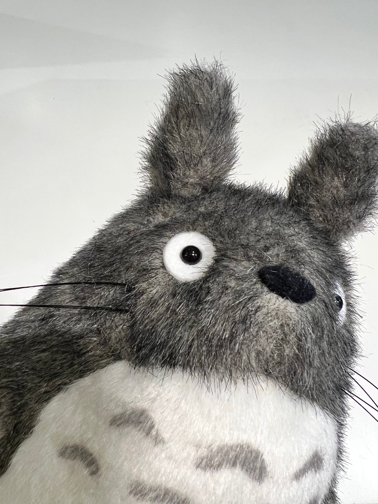 8.5" Gray Totoro Fluffy Plush Cute Stuffed Toy