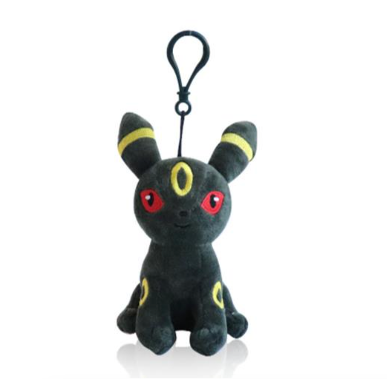 Pokemon Umbreon 6" Plushie Key Chain Stuffed Animal Keyring Clip-on Backpack Hanger
