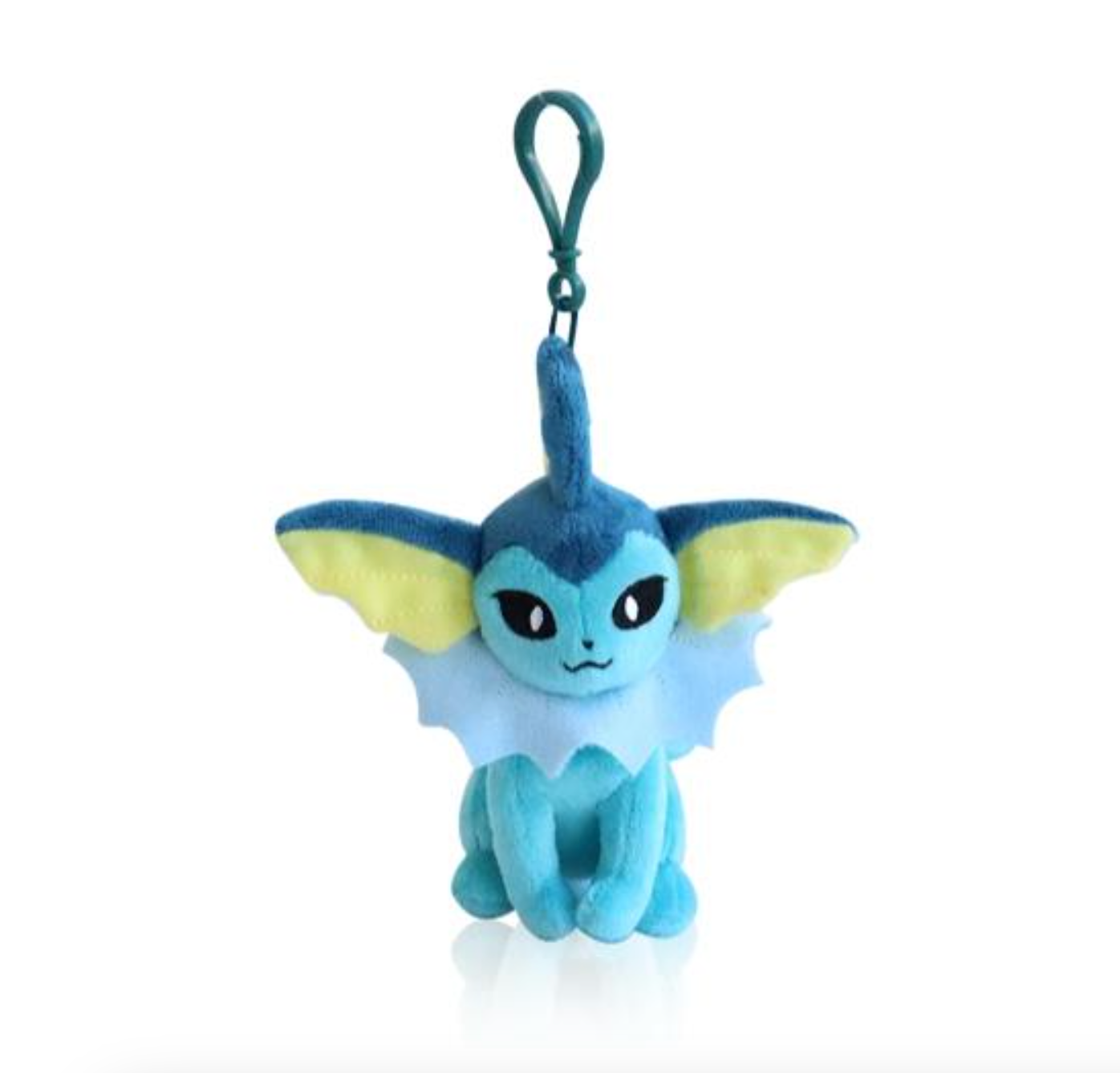 Pokemon Vaporeon 6" Plushie Key Chain Stuffed Animal Keyring Clip-on Backpack Hanger