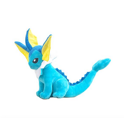 Pokemon Vaporeon 10" Stuffed Animal Plush Cute Hugging Doll Soft Toy Gifts for Kids