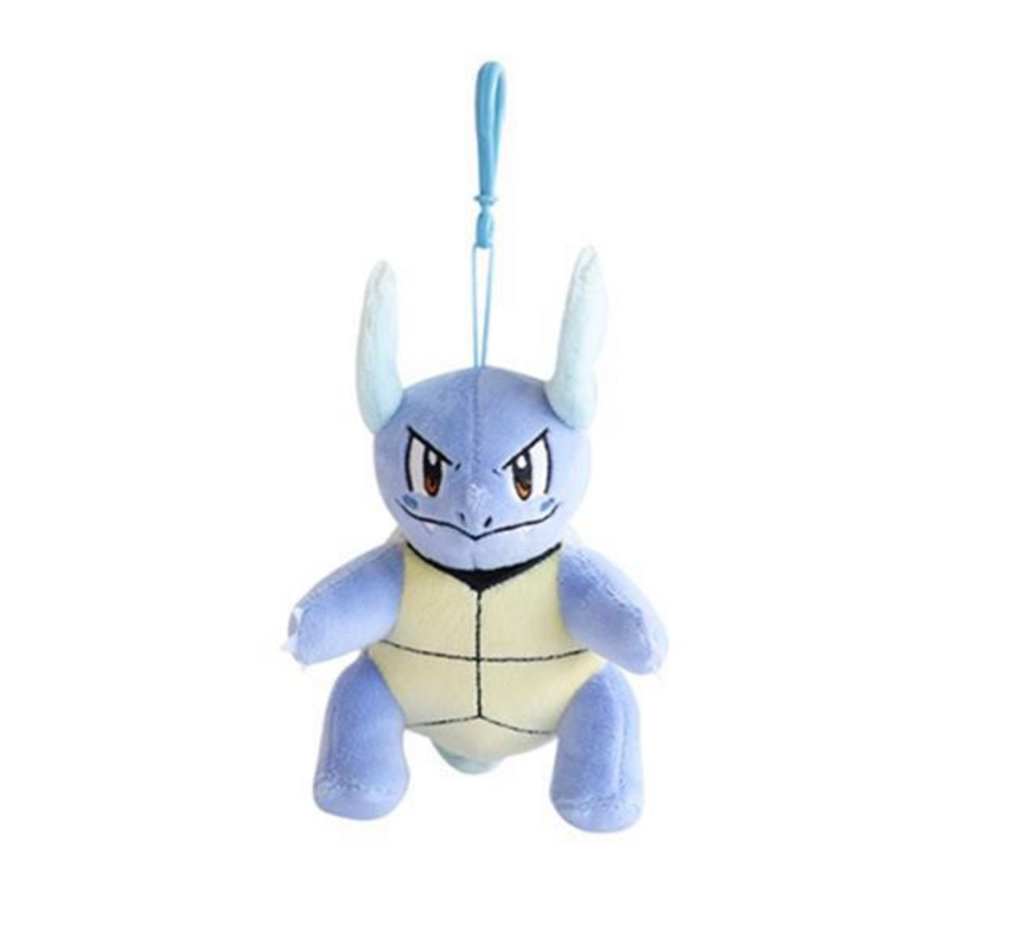 Pokemon Wartortle 6" Plush Keychain Stuffed Animal Keyring Clip-on Backpack Hanger