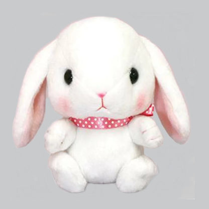 Amuse Bunny 5” Stuffed Pillow Poteusa Loppy Shiroppy Ultra-Soft Animal Plushie Doll Companionship