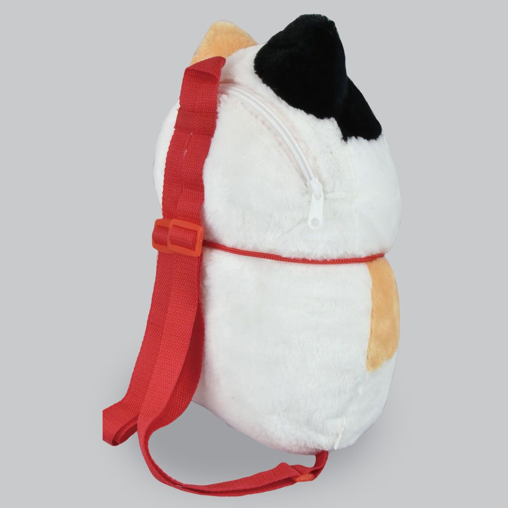 Amuse Backpack Calico Cat Stuffed Animal Kitty Multiple Fashion Shoulder Bags Crossbody Gifts With Adjustable Straps for Women Girl Boy Kid