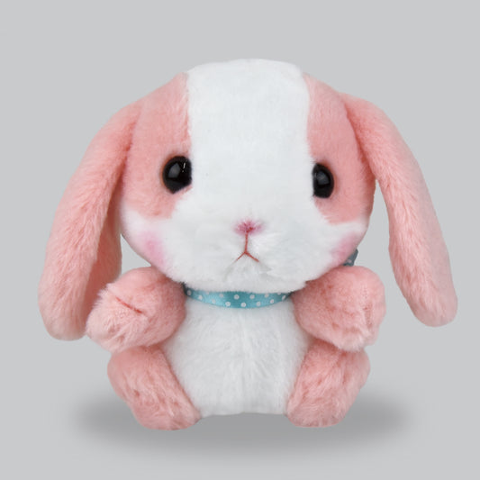 Amuse Bunny 5“ Loppy Hugging Pillow Cute Rabbit Plushie Fluffy Doll Birthday Gift for Adults Kid