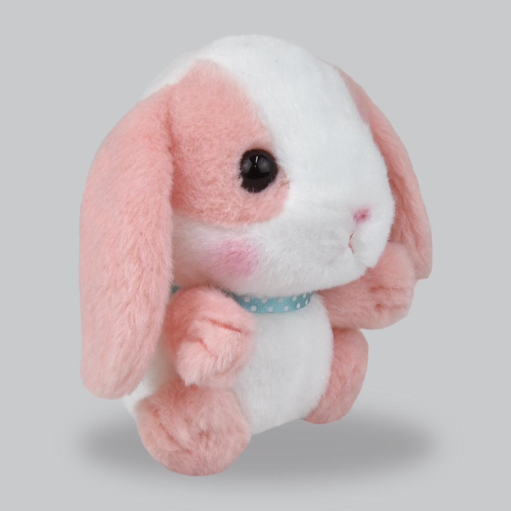 Amuse Bunny 5“ Loppy Hugging Pillow Cute Rabbit Plushie Fluffy Doll Birthday Gift for Adults Kid