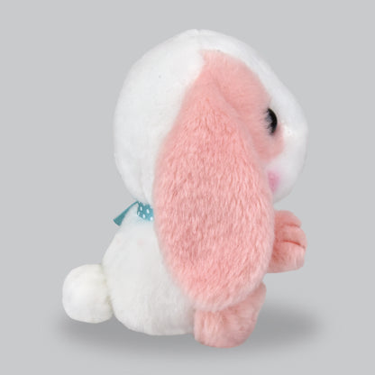 Amuse Bunny 5“ Loppy Hugging Pillow Cute Rabbit Plushie Fluffy Doll Birthday Gift for Adults Kid