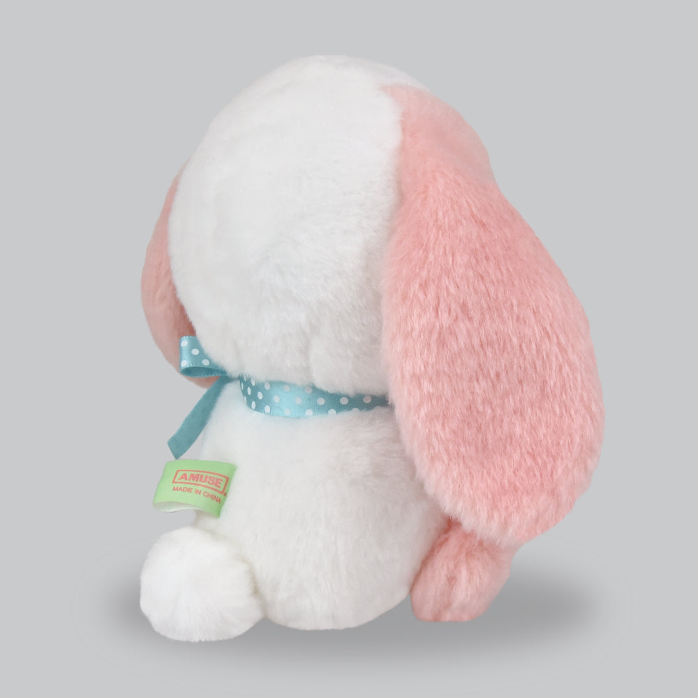 Amuse Bunny 5“ Loppy Hugging Pillow Cute Rabbit Plushie Fluffy Doll Birthday Gift for Adults Kid