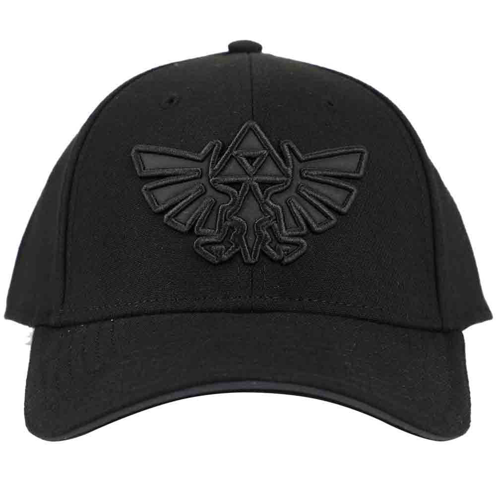 Zelda Hyrule Triforce Holographic Raised Embroidered Logo Elite Flex Hat Black