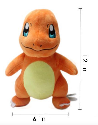 Pokemon Charmander 12" Soft Plush Collection Stuffed Animals for Play and Display Anime