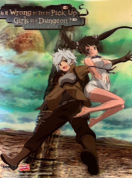 Naked Eye 3D Poster - Danmachi - Is It Wrong to Try to Pick Up Girls in a Dungeon?