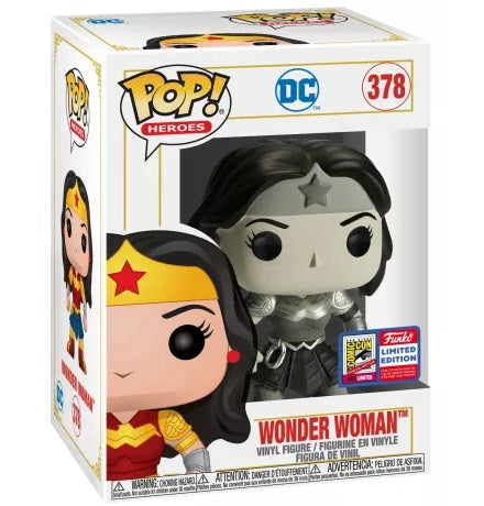 Funko POP! Heroes DC Wonder Woman #378 [Black & White, Imperial Palace] Exclusive