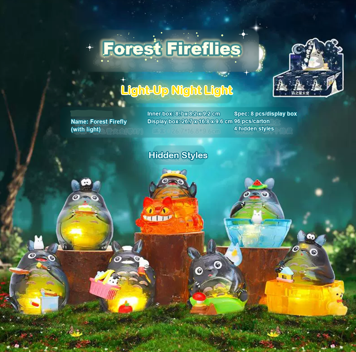 Forest Fireflies Light-Up Blind Box