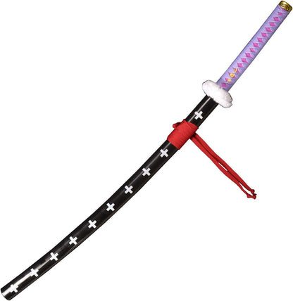 One Piece Surgeon of Death Doctor Trafalgar Law Katana 40" Purple Anime Cosplay Sword