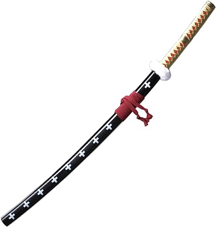 One Piece Surgeon of Death Doctor Trafalgar Law Katana 40" RED Anime Cosplay Sword