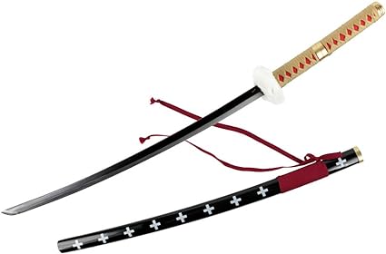 One Piece Surgeon of Death Doctor Trafalgar Law Katana 40" RED Anime Cosplay Sword