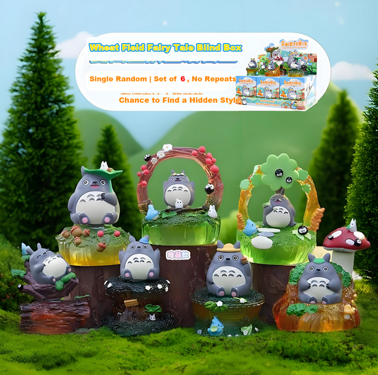 Fairy Tales In The Wheat Field Light-Up Rotating Figure Ghibli Blind Box