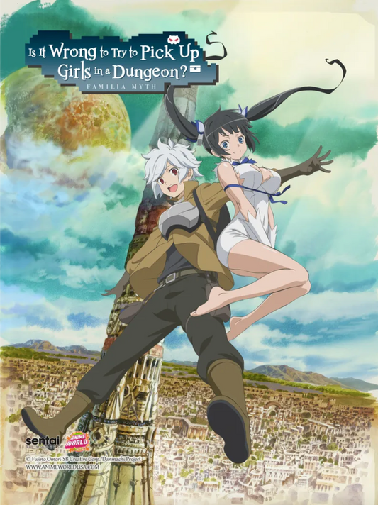Wall Scroll - Is it wrong to try to pick up girls in a Dungeon ?