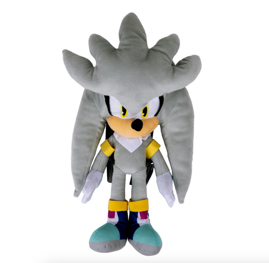 Bag - Sonic - Silver  Plush 16' Backpack