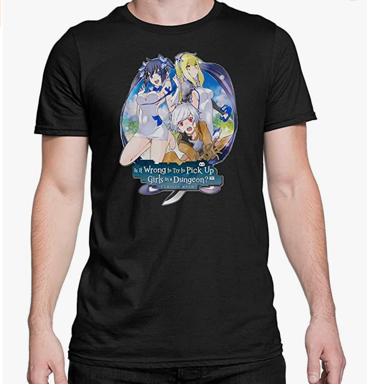 T-Shirt -  Is it wrong to try to pick up girls in a Dungeon ?